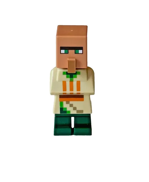 LEGO Villager Farmer Minifigure min075 Minecraft Desert Outfit 21160 (A)