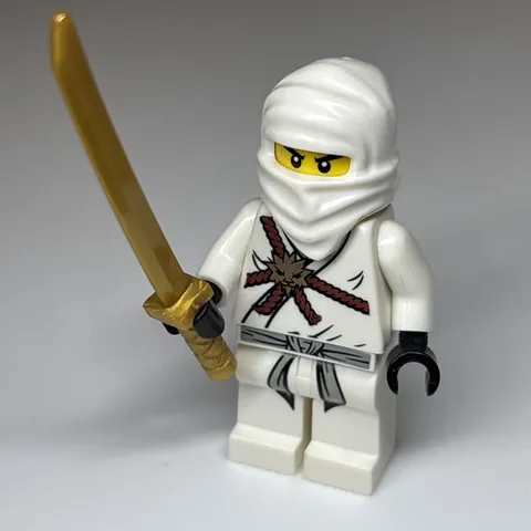 LEGO Ninjago Zane Minifigure njo0001 The Golden Weapons White Ninja
