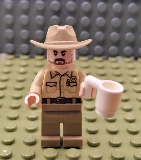 Lego Jim Hopper Minifigure Stranger Things The Upside Down Set 75810 