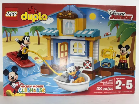 Lego Duplo: Mickey & Friends Beach House (10827) - Disney Junior 48 Pc Set NIB