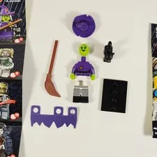 LEGO Wacky Witch Series 14 Collectible Minifigure Monsters 71010 w/ Black Cat
