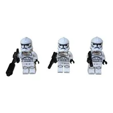 Lego Star Wars Minifigures- Clone Trooper Phase 2 75372 sw1319 pack ×3