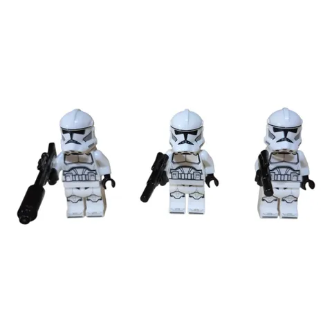 Lego Star Wars Minifigures- Clone Trooper Phase 2 75372 sw1319 pack ×3
