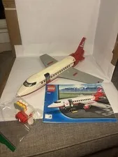 LEGO City 3182 Airport Airplane Only Incomplete w/ 2 Instructions