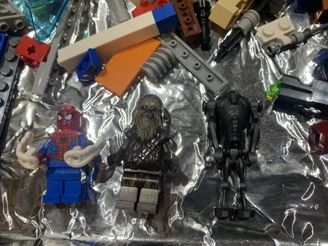 LEGO Lot Includes Minifigures Bricks Parts Collection Star Wars Building Bulk H