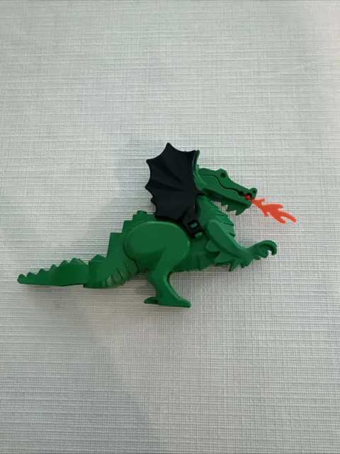 LEGO 6037 Castle Green Dragon With Black Wings Vintage Retired Minifigure