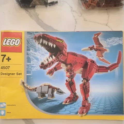 LEGO Creator 4507 Prehistoric Creatures Dinosaur Set Complete with Manual