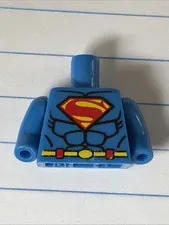 LEGO - Minifig, Torso Shirt with Muscles, Belt and Red and Yellow Superman Logo 