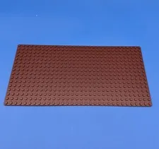 1 GENUINE LEGO 16 x 32 Brown Baseplate Stud Base Plates Clean Nice 3053 Ninja