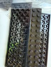 LEGO-NEW--#3029-BLACK-PLATE 4 X 12 -5 PIECES