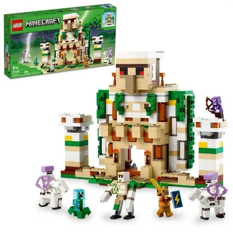 LEGO Minecraft: The Iron Golem Fortress 21250 Complete, No Box RETIRED