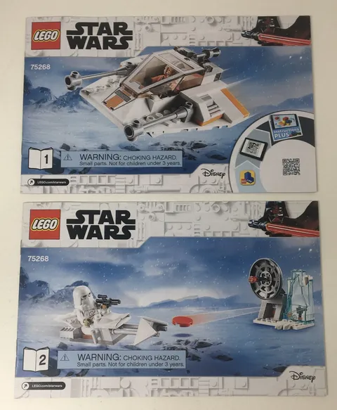 Lego 75268 Star Wars Snowspeeder Instruction Manual Book Only - No Bricks