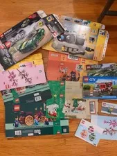 Lego Boxes Instructions only 1 pound 14 oz