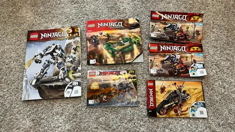 LEGO Ninjago Instruction Manual Booklets Lot Of 6