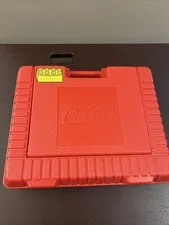 LEGO Vintage 1984 Red Plastic Carrying Case Storage Case, Made In USA