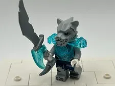 LEGO Sykor sabertooth tiger minifigure heavy armor Legends of Chima 70222 loc132