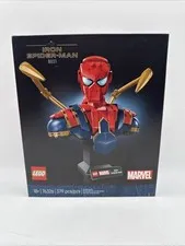 LEGO Marvel Iron Spider-Man Bust 76326 Sealed New Exclusive Minifigure