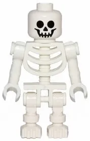 LEGO® Minifigure Holiday & Event gen047 Skeleton Standard Skull Bent Arms Vertic