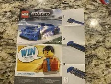 LEGO Speed Champions 30343 McLaren Instruction Manual Booklet