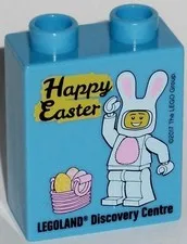 LEGO LEGOLAND collector's brick Happy Easter 2017 Discovery Centre collectors brick