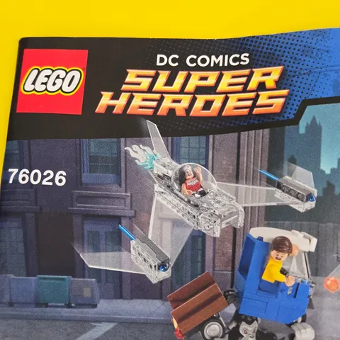 LEGO DC 76026 Wonder Woman & Invisible Jet ONLY - Brand New Bag + Instructions