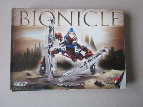 Lego Building Instructions Instruction Bionicle 8617 Vahki Zadakh
