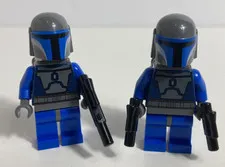 Lego Star Wars The Clone Wars - Mandalorian Minifigure X2 WEAR (7914)