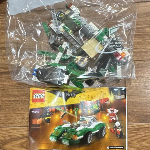 LEGO Batman Movie 70903 The Riddler Riddle Racer No Box no minifig