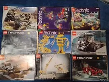 LEGO Technic Instructions Manual Lot Of 9 - SEE PICTURES Vintage