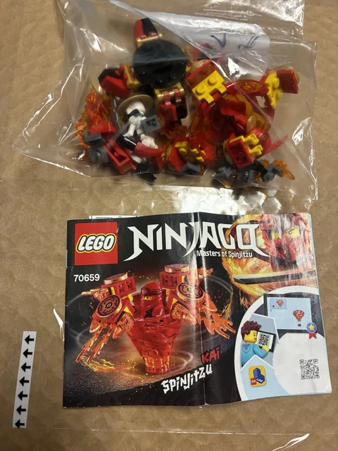LEGO NINJAGO Masters of Spinjitzu 70659 Kai Spinjitzu complete+ Manual