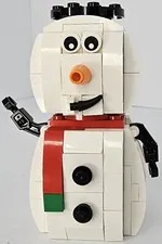 LEGO Snowman (40093) Holiday Seasonal Set *Incomplete Figure*