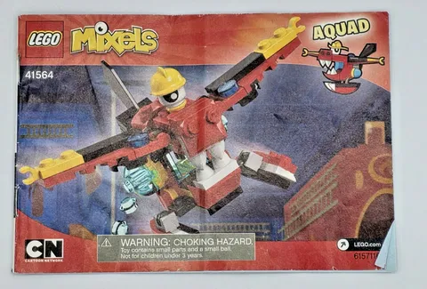 Lego Mixels Aquad 41564 - Instruction Booklet only - no bricks 2016 Retired