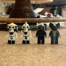 LEGO NINJAGO Minifigures Lot of 4 Garmadon, Skeleton & Serpentine Figures