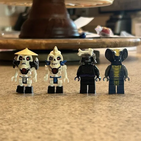 LEGO NINJAGO Minifigures Lot of 4 Garmadon, Skeleton & Serpentine Figures