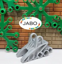 (S17 / 8 / 20) LEGO Bionicle 41668 Foot Foot 2 x 3 x 5 Pearl Light Grey