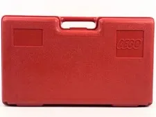 Vintage LEGO Storage Case 80's Carrying Case Box Bin Large Red USA Made