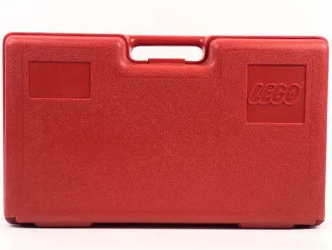 Vintage LEGO Storage Case 80's Carrying Case Box Bin Large Red USA Made