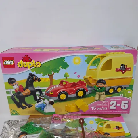 LEGO 10807 - Duplo, Town: Recreation - Horse Trailer - 2016 New