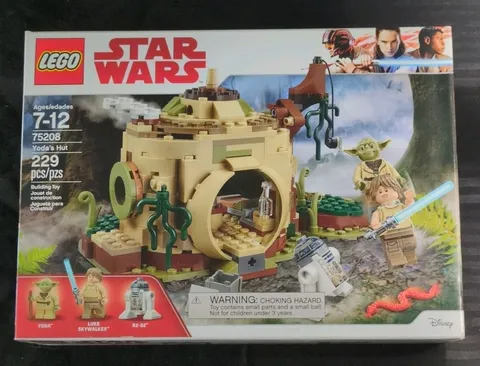 *SEALED* LEGO Star Wars Yoda’s Hut 75208 Complete Set 229 pcs w/ Yoda Luke R2-D2