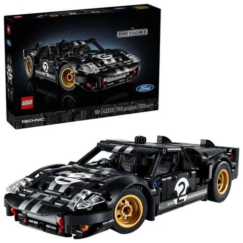 NEW SEALED - LEGO Technic 1966 Ford GT40 MKII Race Car Building Set (42223)