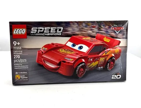 Speed Champions Lightning McQueen Disney Pixar Car Building Toy 77255, 270 Piec