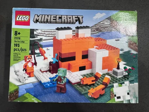 LEGO Minecraft: The Fox Lodge (21178) New in Box Sealed See Pics Retired