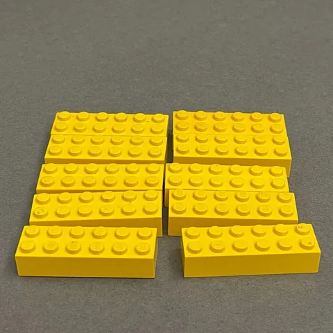 Lego 2456 Yellow Replacement Add-on Pieces Parts Lot of 10