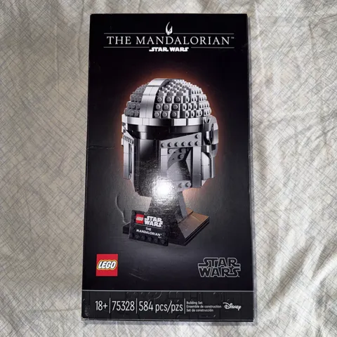 LEGO Star Wars The Mandalorian Helmet 75328 Complete Set 584 Box & Instructions