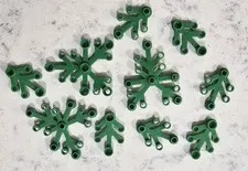 LEGO Parts - Green Plant Leaves 10 Assorted Size Pieces 