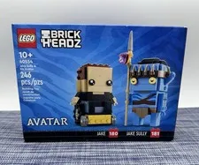 NEW Retired Lego BrickHeadz Avatar Movie Set Jake Sully & His Avatar 40554