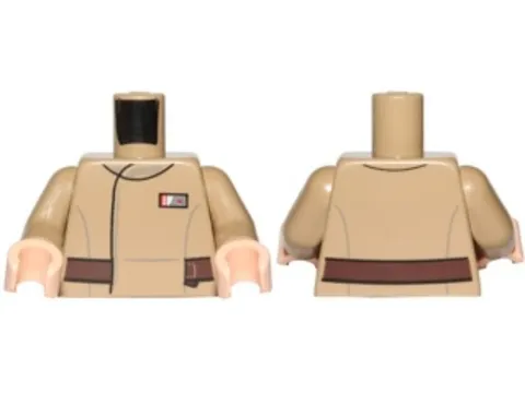 LEGO® Part 973pb2225c01 - Torso SW Jacket Resistance Army Lieutenant Rank Badge