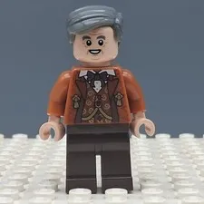 Lego Harry Potter Horace Slughorn - Dark Orange Jacket Minifigure hp230