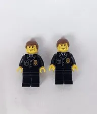 2X LEGO City cty101 Police Officer (set 7744)
