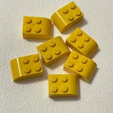 Lego 6215 Yellow Replacement Add-on Pieces Parts Lot of 7